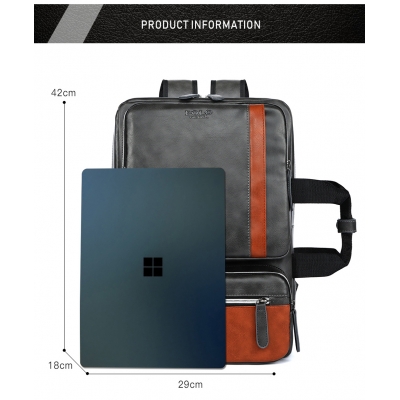 Plecak POLO multifunkcyjny torba-laptop skóra naturalna