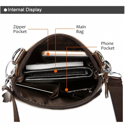 Torba męska WESTAL listonoszka skóra naturalna 2 kolory