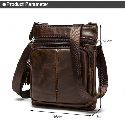 Torba męska WESTAL listonoszka skóra naturalna 2 kolory