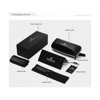 Okulary przeciwsłoneczne KINGSEVEN sportowe polaryzacja UV400