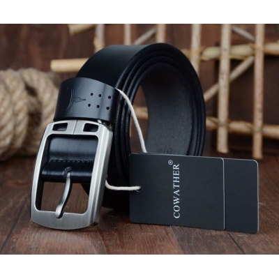 Pasek męski COWATHER skóra naturalna 