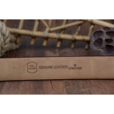 Pasek męski COWATHER skóra naturalna 