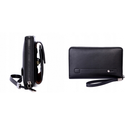 Portfel POLO bilon saszetka skóra naturalna