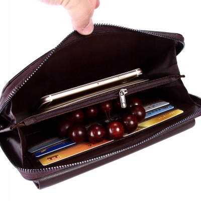 Portfel POLO bilon saszetka skóra naturalna