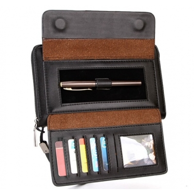 Portfel POLO bilon saszetka skóra naturalna