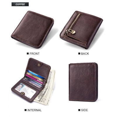 Portfel Westal skóra naturalna