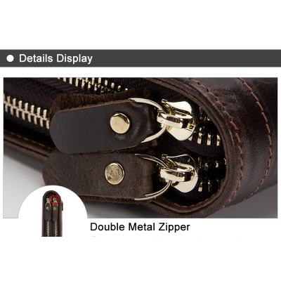 Portfel męski WESTAL bilon skóra naturalna saszetka