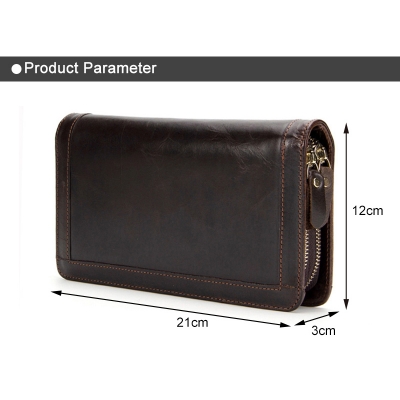 Portfel męski WESTAL bilon skóra naturalna saszetka