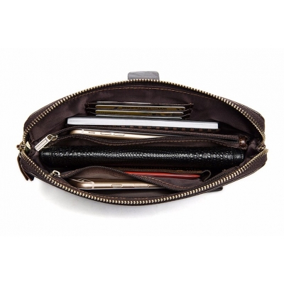 Portfel męski WESTAL saszetka bilon skóra naturalna