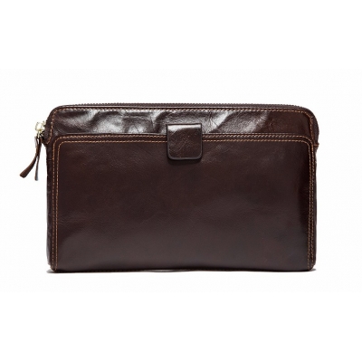 Portfel męski WESTAL saszetka bilon skóra naturalna