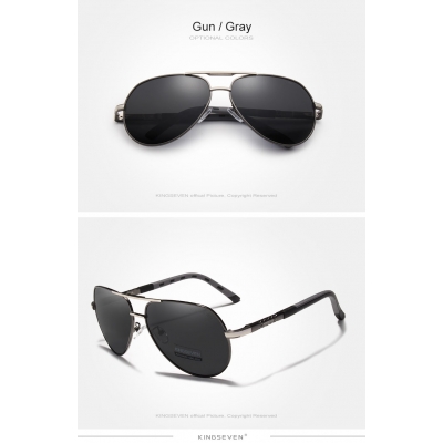 Okulary przeciwsłoneczne KINGSEVEN polaryzacja UV400 Aviator 2 kolory