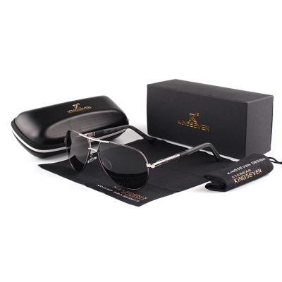 Okulary przeciwsłoneczne KINGSEVEN polaryzacja UV400 Aviator 2 kolory