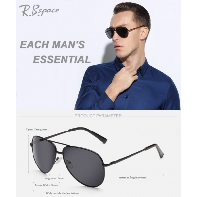 Okulary R.B.Space przeciwsłoneczne polaryzacja UV400 Aviator