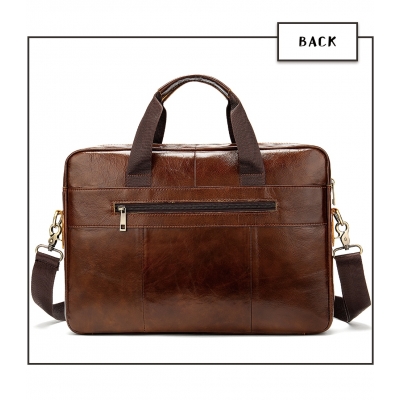 Torba aktówka WESTAL skóra naturalna