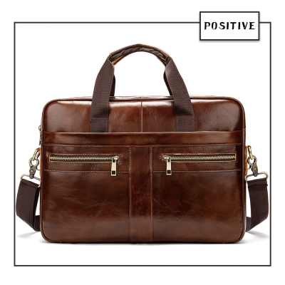 Torba aktówka WESTAL skóra naturalna